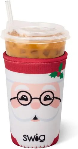 Miniatura 17 de Swig Life Coolie de Taza Helada Mediana, Funda Aislante de Taza de Café Helado de Halloween de 22oz con Asa, Coolie Aislado de Neopreno Mantiene