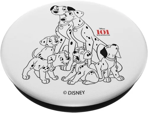 Miniatura 2 de Disney PopSockets de 101 dálmatas con pila de perro intercambiable PopGrip
