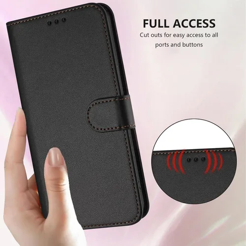 Miniatura 5 de Funda abatible compatible con Blackview Oscal Flat 1c 【Correa con cordón】【Cartera con ranura para tarjeta】【Funda para teléfono】【Cierre magnético】
