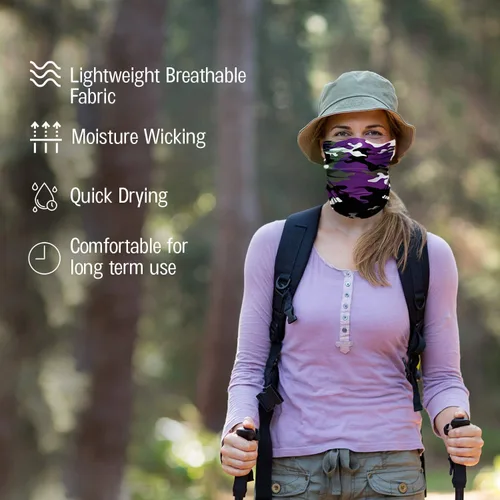 Miniatura 3 de Máscara facial cuello polaina bandana protección contra viento sol polvo