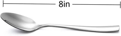 Miniatura 4 de Eslite Cucharas grandes de acero inoxidable de 12 piezas, 8 pulgadas