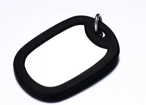 Miniatura 32 de VNOX Collar con colgante personalizado de acero inoxidable con grabado personalizado para identificación de alerta médica de emergencia para hombres