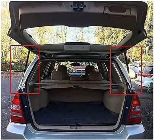 Miniatura 5 de BIVVI Amortiguadores de resorte de gas, apto para Opel Zafira A 1998-2005, soporte de varilla de apoyo de amortiguador, 2 piezas, juego negro