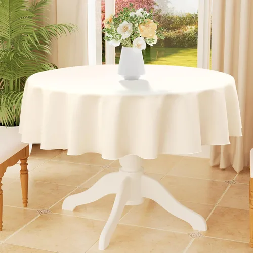 Miniatura 29 de Smiry Mantel rectangular de poliéster impermeable antiarañazos, mantel decorativo de tela lavable para comedor, bufé, fiestas y exteriores, 60 x 84