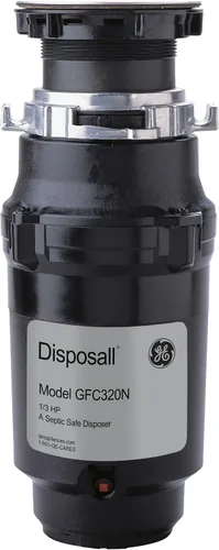 Miniatura 9 de GE Disposall - Triturador de basura con alimentación continua, motor de 1/3 caballo de fuerza, bueno para moler: pasta cocida y cáscaras de frutas