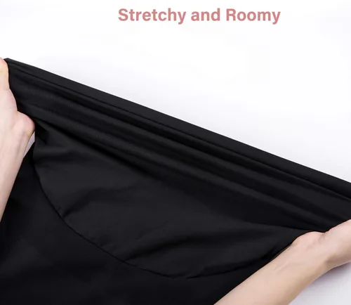 Miniatura 5 de Gratlin Fajas de maternidad sin costuras para mujer, pantalones cortos de embarazo, bragas de cintura alta, ropa interior a medio muslo