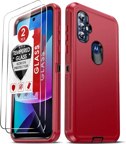Miniatura 14 de LeYi Funda compatible con Moto G Play 4G 2024: 【No compatible con Play 5G 2024/G 5G 2024】 Funda de teléfono para Motorola G Play 4G 2024 con 2 Negro