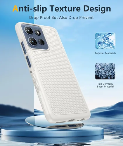 Miniatura 368 de FNTCASE Funda para iPhone 17 Pro: Fundas delgadas translúcidas de color azul claro compatibles con MagSafe, protección completa de la cámara