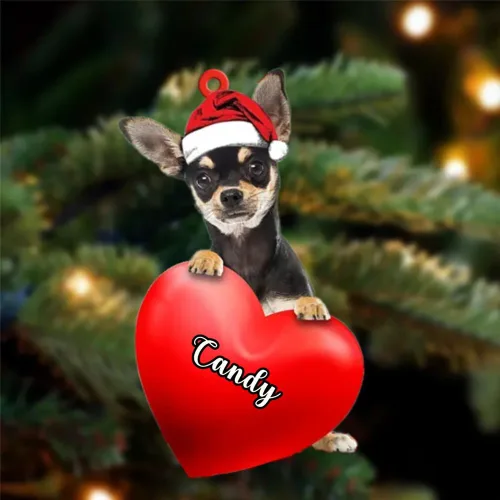 Miniatura 6 de Adornos de Navidad personalizados para perros, nombre personalizado, adorno de Malamute de Alaska, adornos acrílicos, regalos de Navidad, amantes