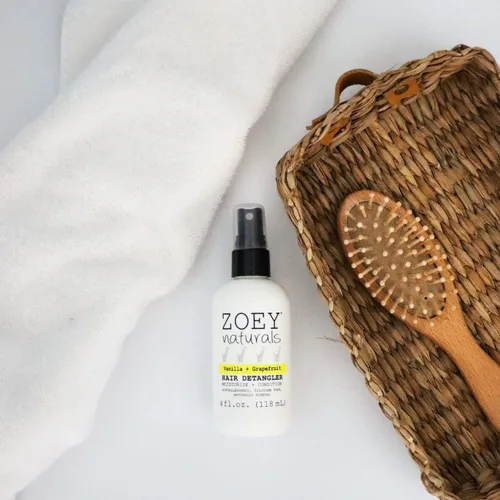 Miniatura 4 de Zoey Naturals - Spray desenredante de cabello de vainilla y pomelo para niños, hidrata el cuero cabelludo y combate los enredos y el cabello seco