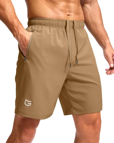 Miniatura 57 de G Gradual Pantalones cortos deportivos para correr para hombre con bolsillos con cremallera, de secado rápido, de 7 pulgadas, 5 pulgadas, 9
