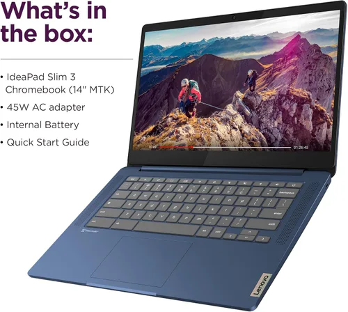 Miniatura 9 de Lenovo Chromebook 14 Laptop (pantalla táctil FHD de 14 pulgadas, procesador de 8 núcleos a 2.0 GHz, 4 GB de RAM, 128 GB