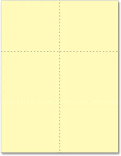 Miniatura 13 de NextDayLabels - Tarjetas perforadas en blanco para impresora láser 6 por página, para registro escolar, entrega de flores, RSVP de respuesta