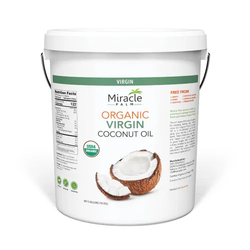 Miniatura 9 de Miracle Palm Aceite de coco virgen, 128 onzas líquidas (paquete de 1), orgánico USDA, sin OMG, crudo y sin refinar, ideal para la piel, el cabello