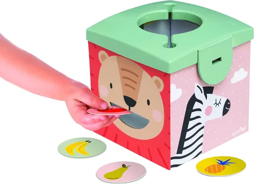 Miniatura 4 de Taf Toys Caja de Pañuelos Sensoriales para Bebés, Caja de Permanencia de Objetos, Juego Imaginativo para Bebés y Niños Pequeños, Juguetes