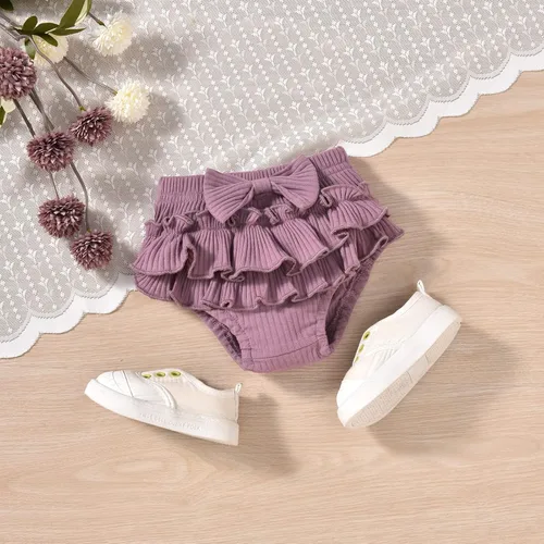 Miniatura 22 de Aalizzwell Body de manga corta para bebé niña con pantalones cortos acanalados
