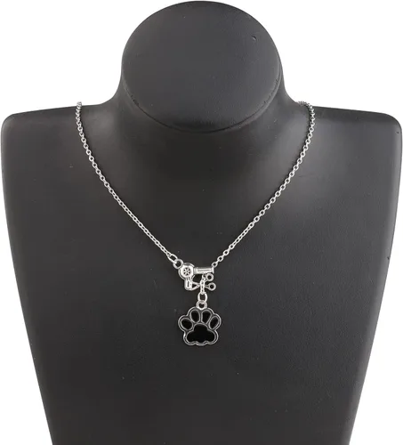 Miniatura 7 de MYOSPARK Collar con colgante de huella de perro - Regalo de peluquero para perros
