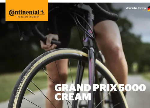 Miniatura 3 de Continental Grand Prix 5000 - Neumático para bicicleta de carretera El mejor todoterreno del campo - BlackChili, Vectran Breaker, LazerGrip