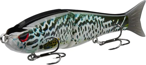 Miniatura 19 de Señuelos Bassdash SwimShad Glide articulados Swimbait Lubina Cachorro Salmón Trucha Almizclado Señuelo de Pesca Bajo Largemouth