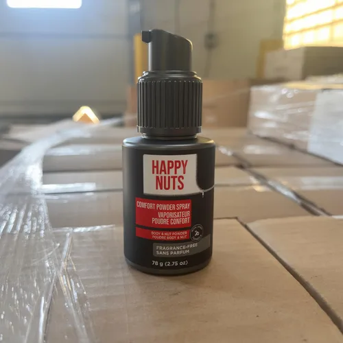 Miniatura 8 de Happy Nuts Comfort - Desodorante en aerosol en polvo para hombres: defensa del sudor antirozaduras, control de olor, sin aluminio, regalo perfecto