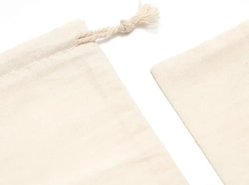 Miniatura 4 de Tendwarm Paquete de 20 bolsas de algodón con cordón de 3.9 x 5.9 pulgadas, reutilizables, bolsa de muselina para fiestas, bodas, almacenamiento