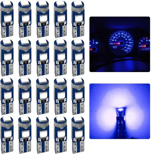 Miniatura 9 de AUXLIGHT 20 bombillas LED T5 para tablero de instrumentos 3030 chipsets 74 37 27 17 2721 reemplazos para puerta interior cúpula panel