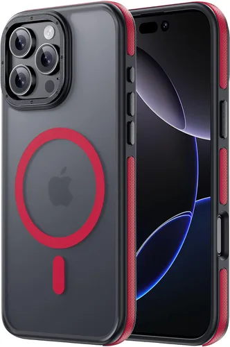 Miniatura 72 de Tigowos Magnetic Guardian - Funda diseñada para iPhone 11 Pro [probada en caídas de grado de 10 pies y compatible con MagSafe] Funda delgada Negro