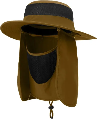 Miniatura 2 de Outdoor Sun Hat UPF 50 Protection Waterproof Fishing hat Face Cover Summer Neck Flap Hat