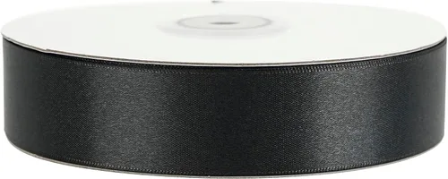Miniatura 8 de MEEDEE Cinta Negra Cinta de Satén Negro de 1 Pulgada Cinta de Satén de Doble Cara Lux por 50 Yardas Cintas de Envoltura de Poliéster
