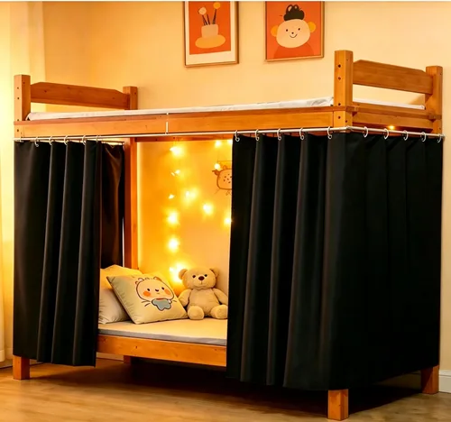 Miniatura 5 de Navhao 1 panel de cortinas opacas para litera, toldo grueso de privacidad para dormitorio, hogar, hombres y mujeres