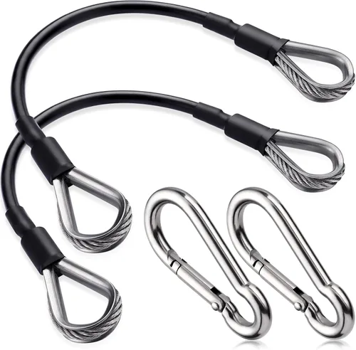 TOBWOLF Gym Cable Extension, Fitness Extension Rope Attachment Compatible with Home Gym Accessories Thick 0.2", Replacement Gym Cable Machine