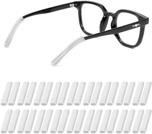 Miniatura 9 de 20 pares de almohadillas antideslizantes de silicona para gafas, retenedor de silicona para lentes