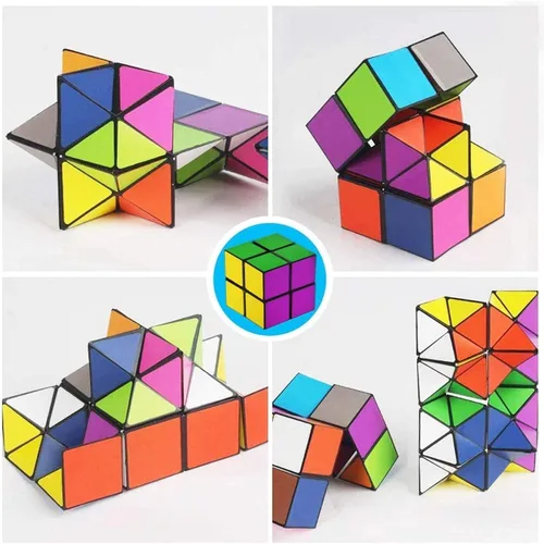 Miniatura 4 de Juguetes para niños de 8 a 12 años, juego de cubo mágico de estrella para niños de 9, 10, 11, 12 años, juguete clásico de cubo infinito