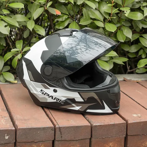 Miniatura 9 de Casco integral para motocicleta aprobado por DOT para adultos, ligero con ventilación, equipo de conducción para todas las estaciones, forro