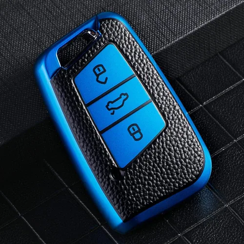 Miniatura 3 de Funda para llavero de automóvil con llavero para Volkswagen VW Atlas Golf Alltrack Jetta Passat Tiguan Arteon Funda para llave de coche Accesorios