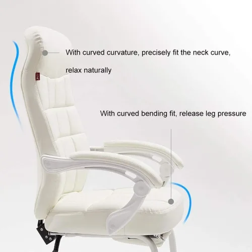 Miniatura 3 de Sillón elevador para muebles, silla ejecutiva, reclinable, reposapiés ergonómico, oficina (con reposapiés)
