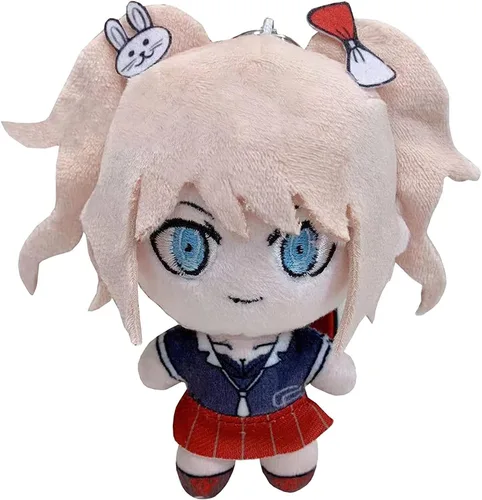 Muñeco de peluche de cosplay de anime, llavero de peluche lindo, figura de Junko Enoshima