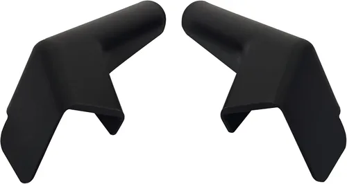 Miniatura 2 de B&B Moulders 2 RV Rain Gutter Spout Versión larga Izquierda y derecha Negro