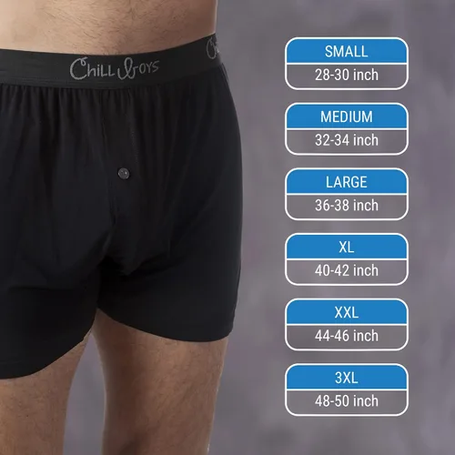 Miniatura 3 de Chill Boys Viscose from Bamboo Boxers for Men - Cool Comfortable, Soft Breathable Underwear - Boxer Shorts (1 Pack)