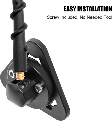Miniatura 7 de Antena corta para Jeep Wrangler Gladiator Mojave Sahara Rubicon JK JL JT Unlimited Sport S Willys 4xe Accessories 2007-2025, antena de repuesto
