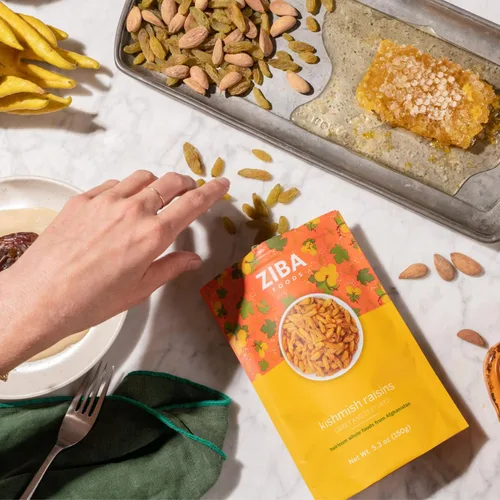 Miniatura 8 de Ziba Foods Kishmish Pasas Sin OMG, vegano, entero 30 amigable y paleo Superalimento naturalmente alto en fibra, hierro y antioxidantes que