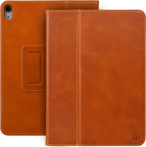 Miniatura 10 de Casemade Real Leather Case Compatible with iPad mini 7 (A17 Pro) / 6th Gen (2021) - Full-Grain Leather Cover, Auto Sleep/Wake, Dual Stand Position