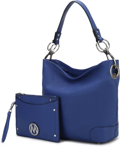 Miniatura 37 de MKF Collection Mia K - Bolso Hobo para mujer, de piel vegana, bolso de hombro holgado, bolso con asa superior