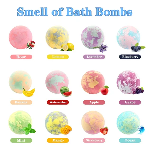 Miniatura 3 de Bombas de baño para niños con juegos de pesca sorpresa en el interior para niñas y niños, juego de regalo de 20 bombas de baño para niños, bomba