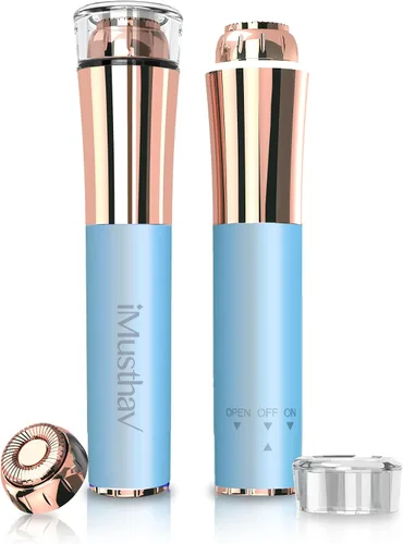Miniatura 14 de Depilación facial para mujeres, removedor de vello facial eléctrico sin dolor e impecable, afeitadora facial y recortadora para labio superior