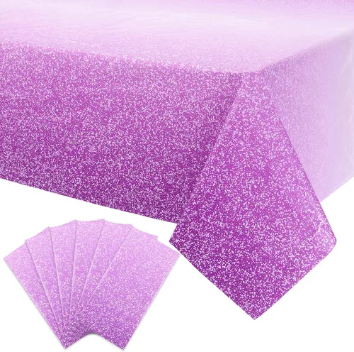 Miniatura 13 de Kesfey - Paquete de 3 manteles de plástico desechables, 54 x 108 pulgadas, diseño horizontal a rayas azul y blanco, náutico, impermeable, Rayas
