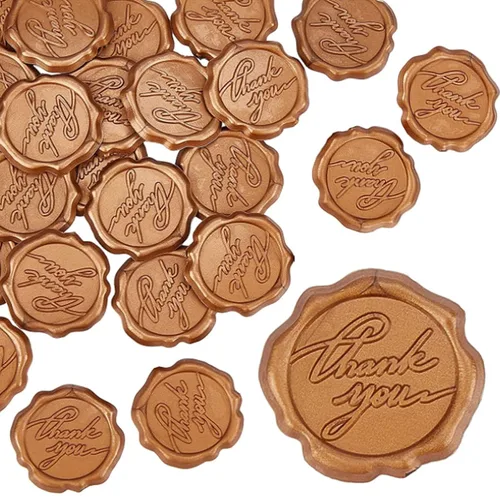 Miniatura 23 de CRASPIRE Calcomanías adhesivas para sellar cera, 25 unidades, estrellas de luna, sellos de cera autoadhesivos, calcomanías decorativas