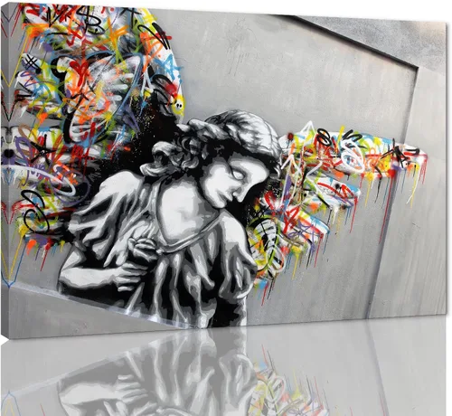 Miniatura 114 de Yatsen Bridge Arte Callejero Clásico Banksy Graffiti Arte de Pared Detrás de la Cortina Pósters Pinturas en Lienzo Imágenes de Graffiti Coloridas