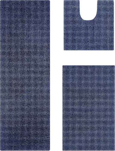 Miniatura 60 de Better Trends Micro Collection - Tapetes de baño, alfombra suave, alfombra de felpa absorbente, alfombra de baño 100% poliéster para suelo de baño