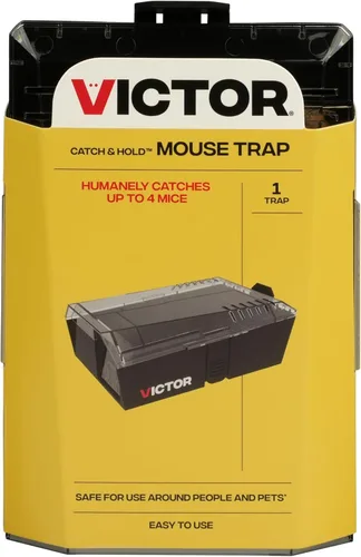 Miniatura 14 de Victor M335 - Trampa para ratones humanitaria Multi-Catch - Atrapa ratones humanamente, hasta 4 por configuración, trampa para ratones segura